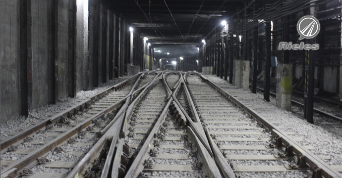 Amurrio in the renovation of the Constitución station of the Buenos Aires subway system